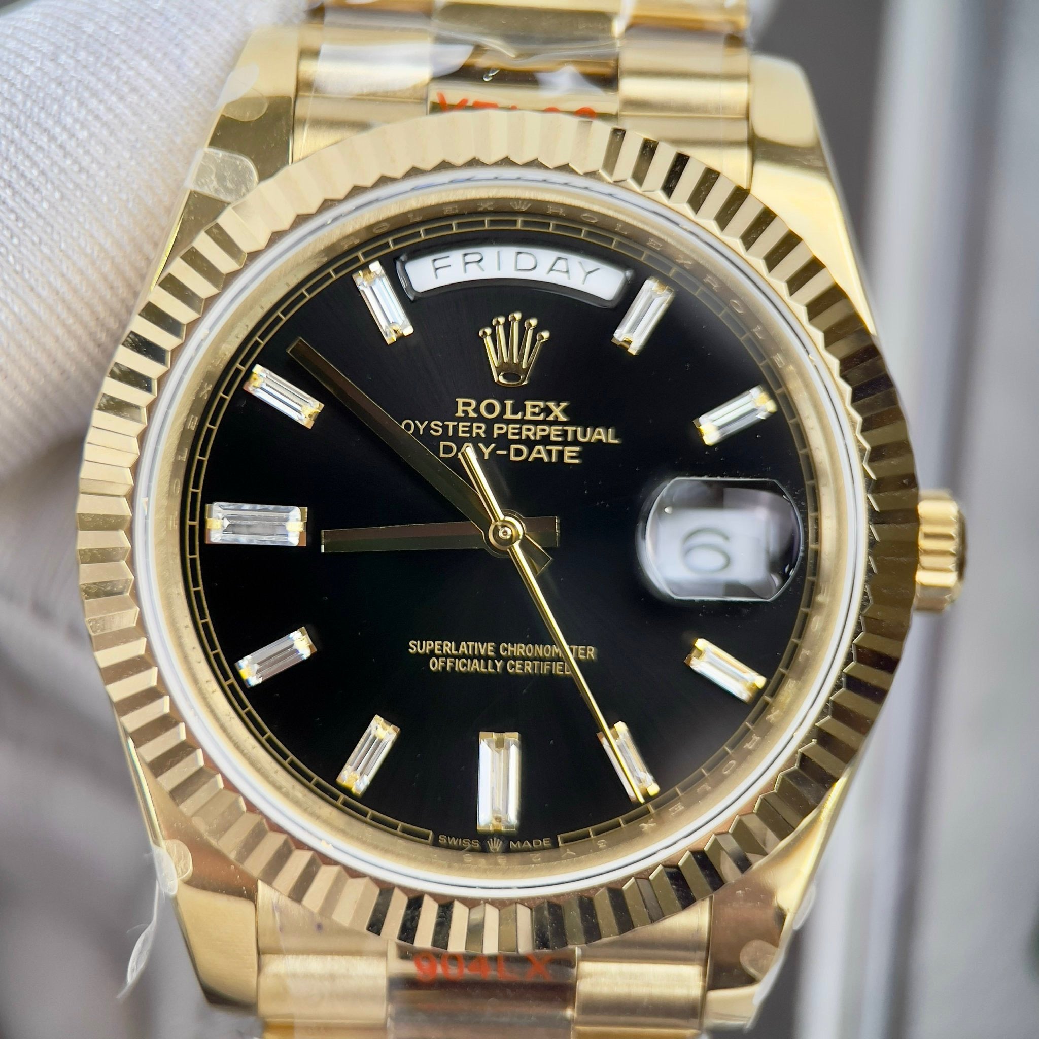 Rolex Day-Date 228238 Cadran noir 40 mm
