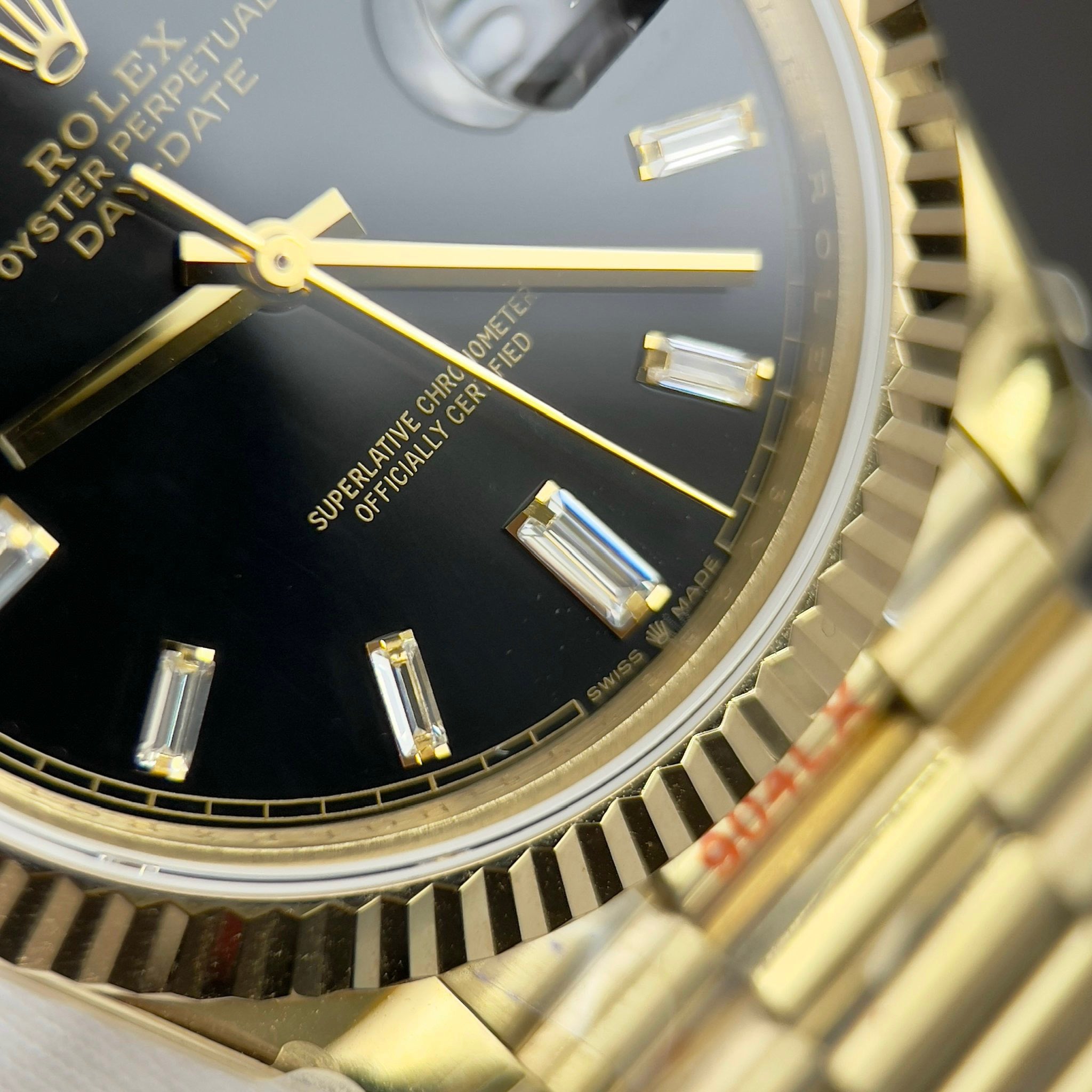 Rolex Day-Date 228238 Cadran noir 40 mm