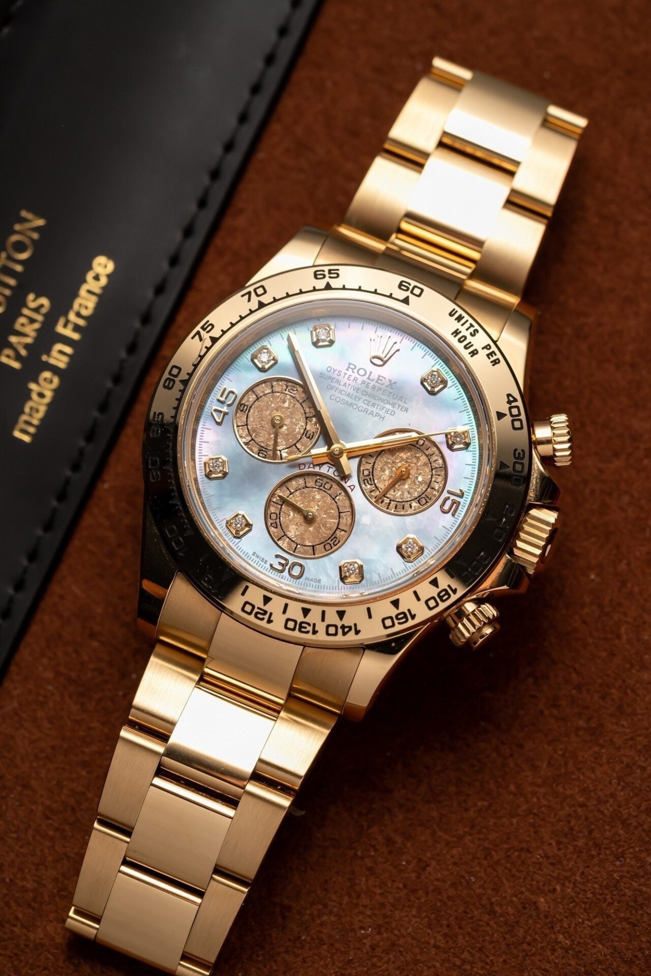Rolex Daytona 116508 Cadran Nacre & Moissanite 40mm