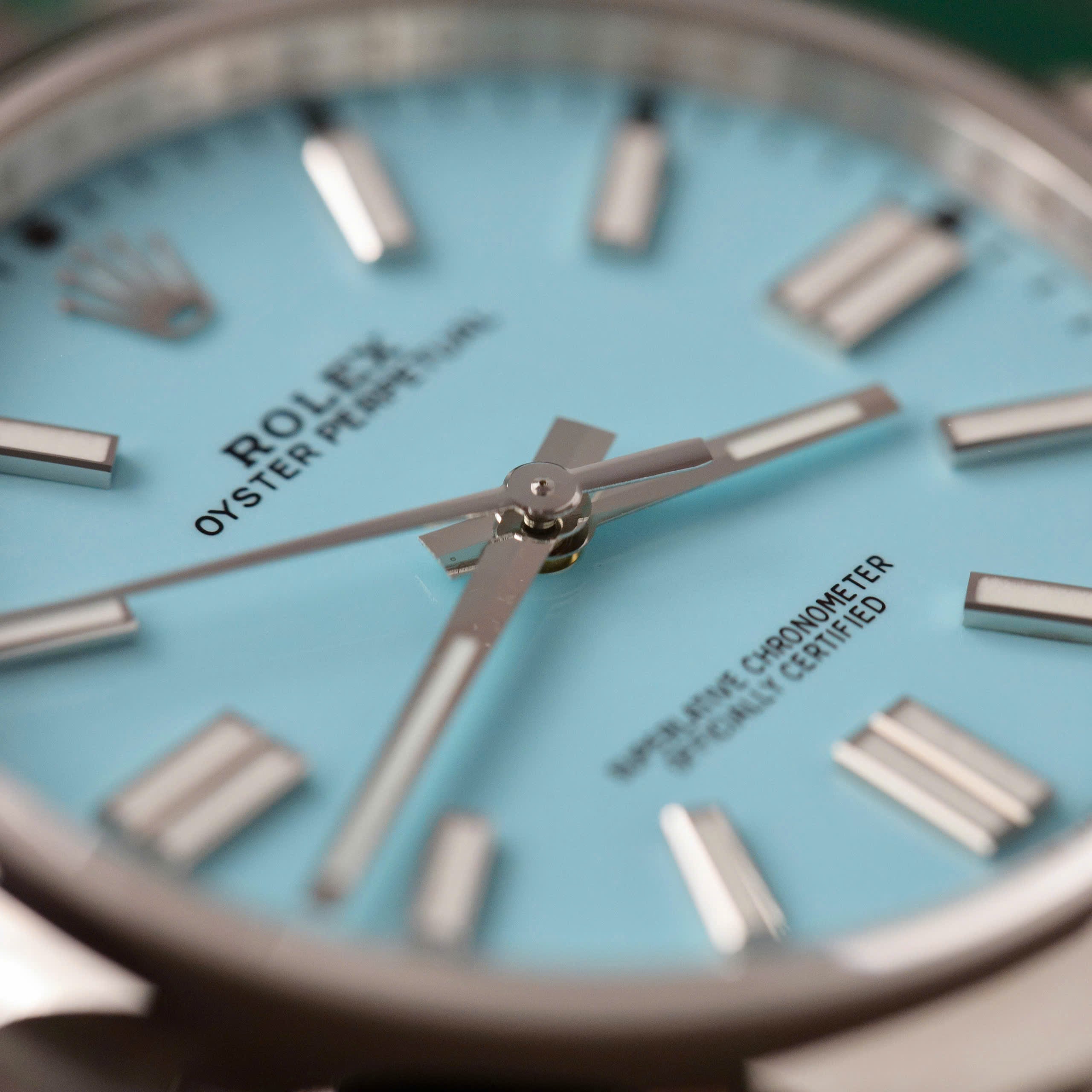 Rolex Oyster Perpetual 124300 Ice Dial 41 mm