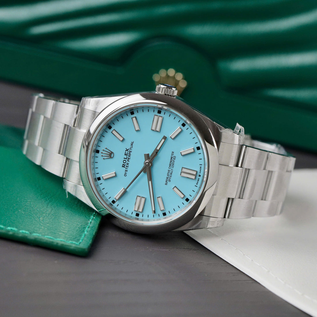 Rolex Oyster Perpetual 124300 Ice Dial 41 mm