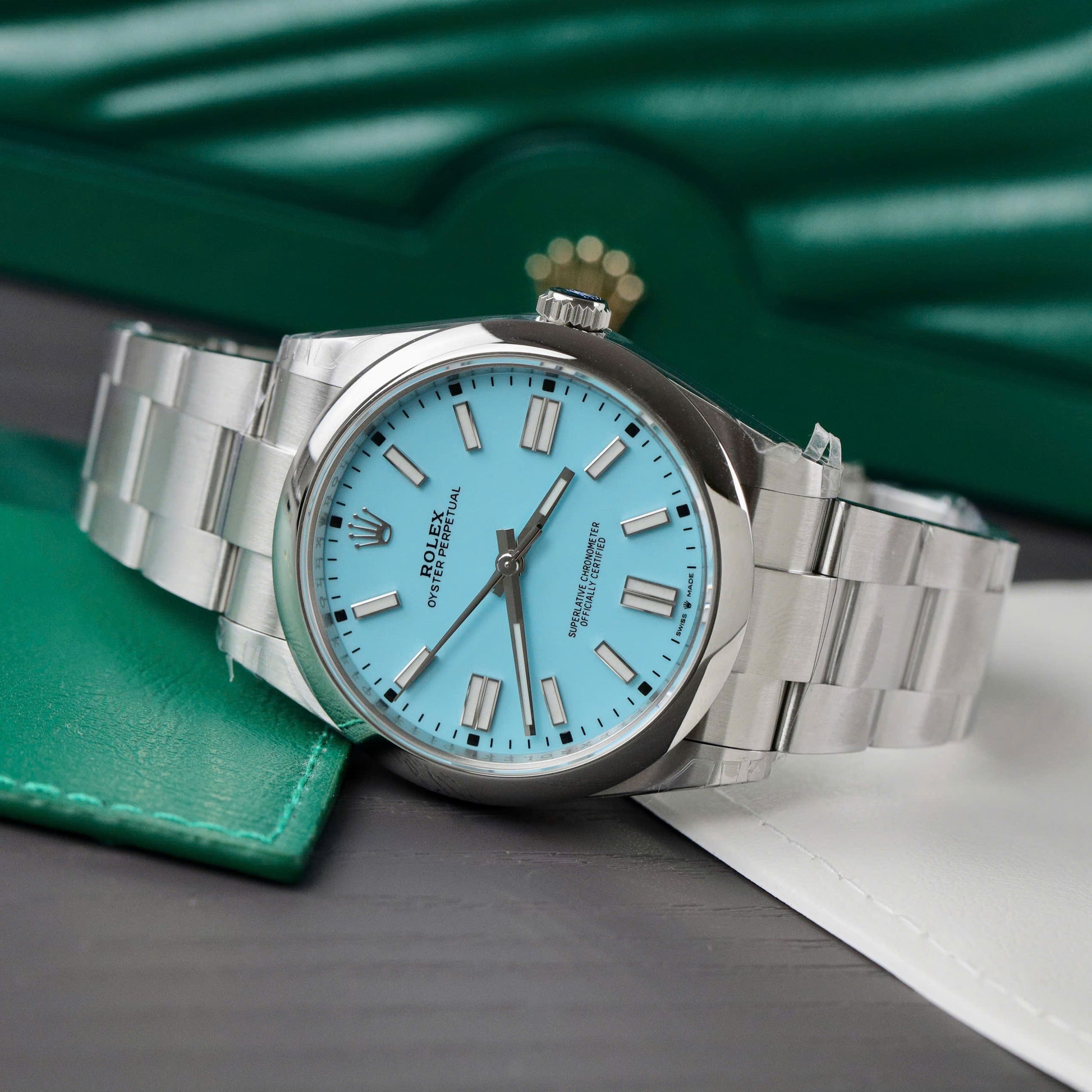 Rolex Oyster Perpetual 124300 Ice Dial 41 mm