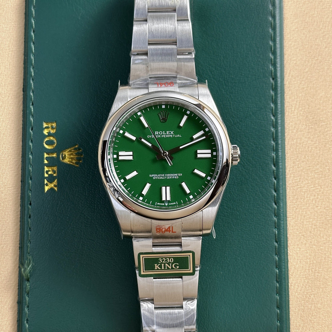 Rolex Oyster Perpetual 124300 Cadran Vert 41mm
