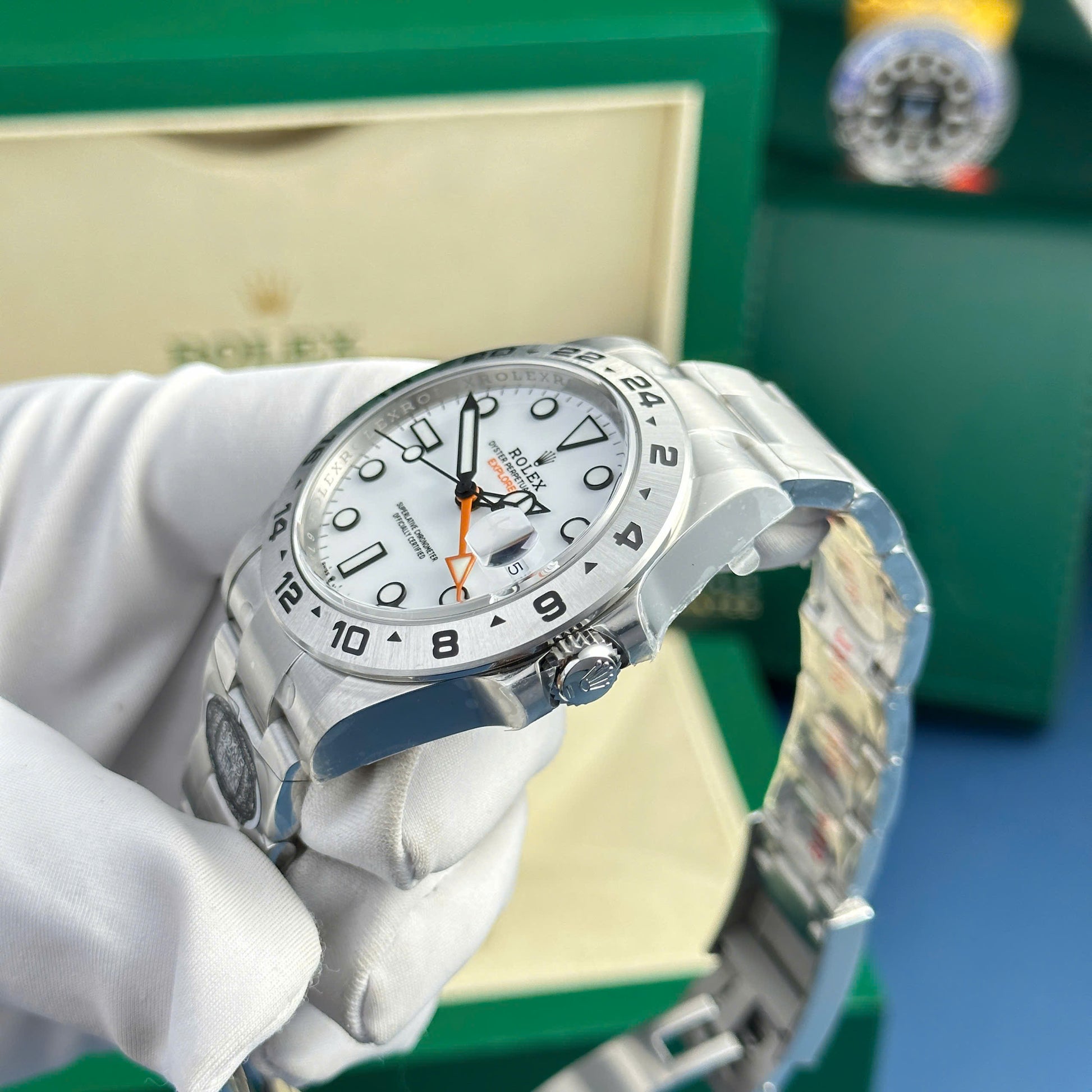 Rolex Explorer II 216570 Cadran Blanc 42mm