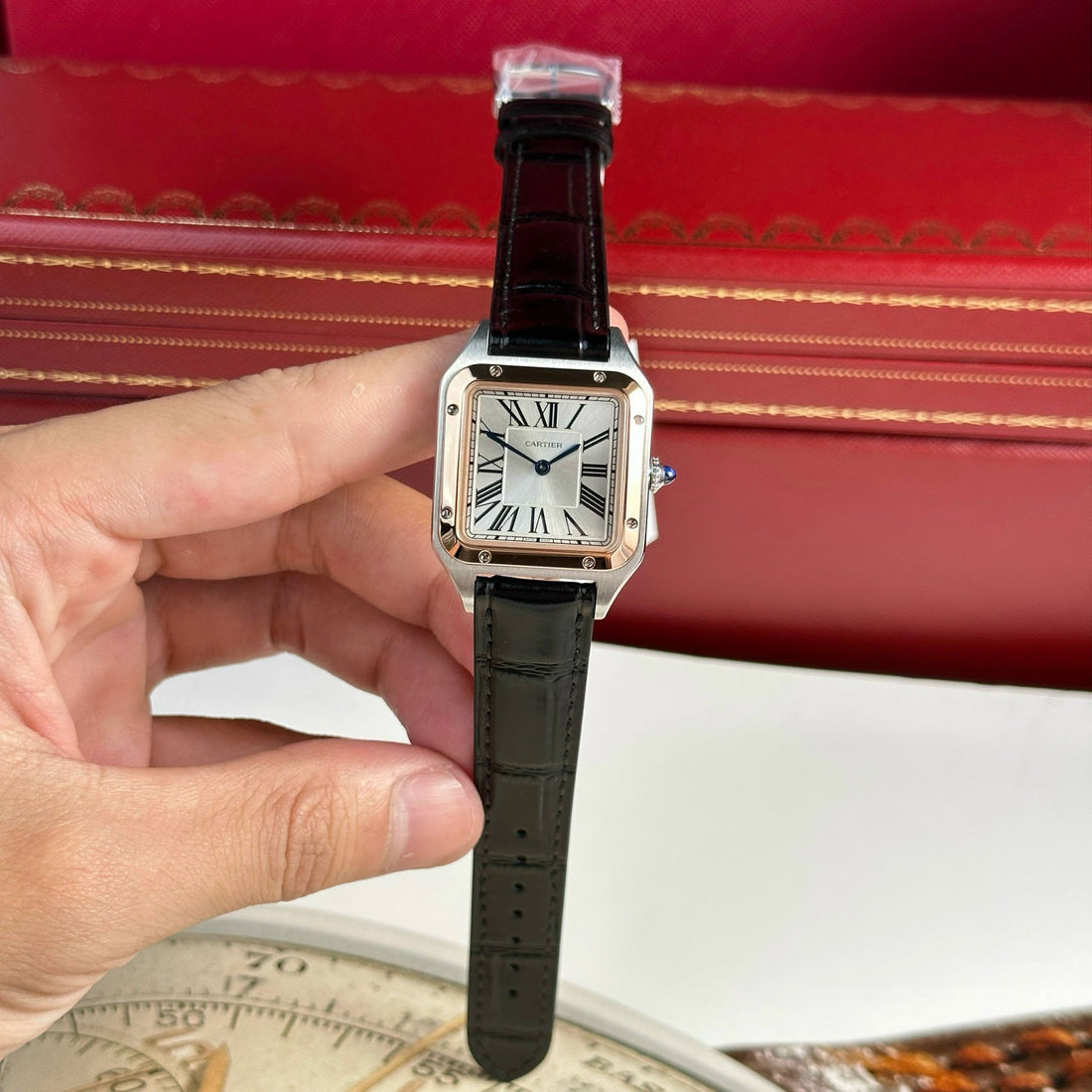 CARTIER SANTOS DUMONT 27 MM - Montre Cartier - Femme - VEM719