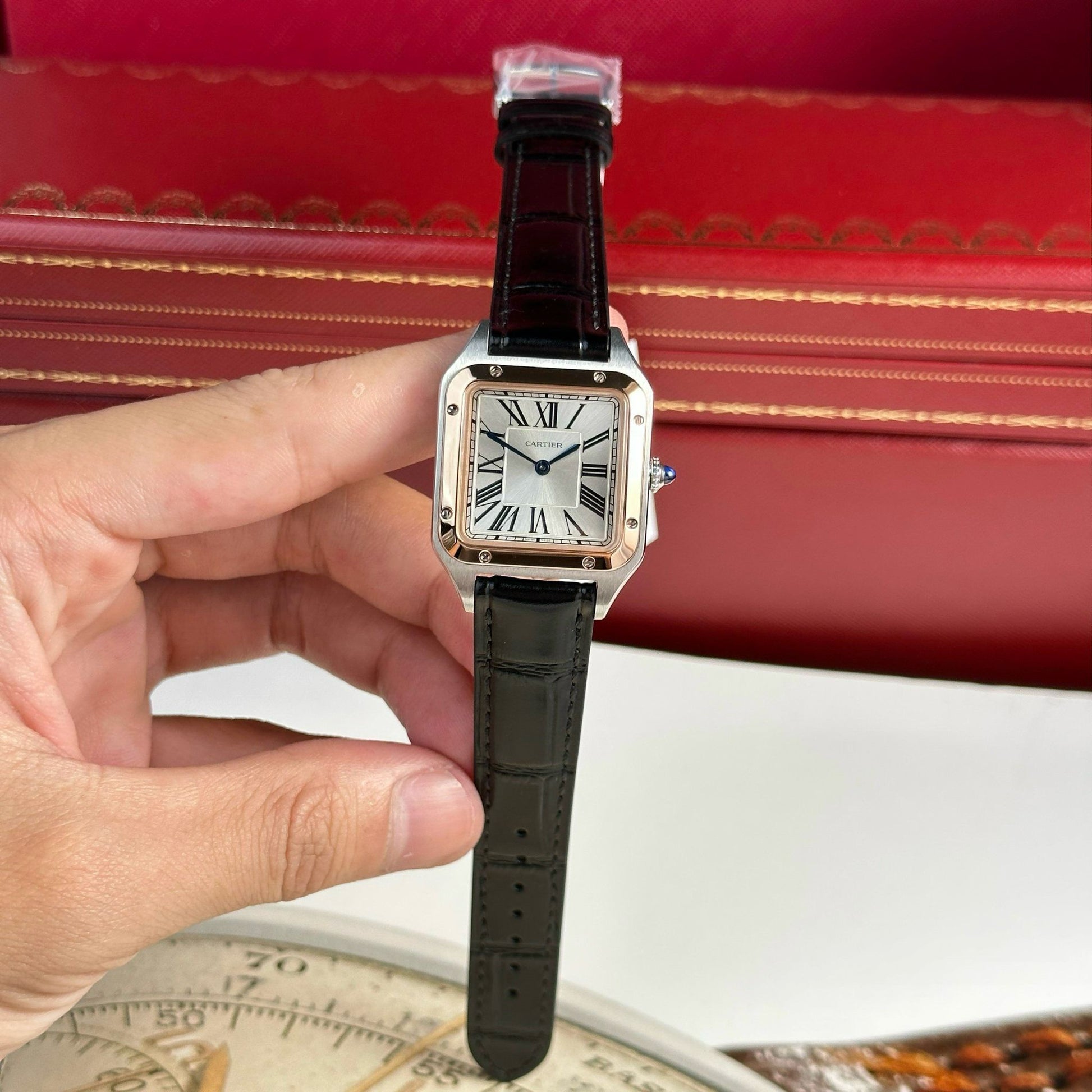 CARTIER SANTOS DUMONT 27 MM - Montre Cartier - Femme - VEM719