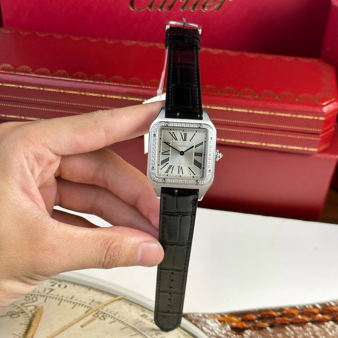 CARTIER SANTOS DUMONT 31 MM - Montre Cartier - Homme - VEM675