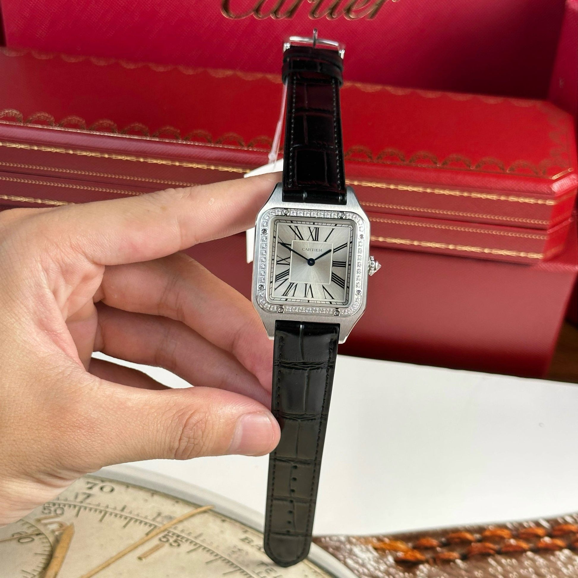 CARTIER SANTOS DUMONT 31 MM - Montre Cartier - Homme - VEM675