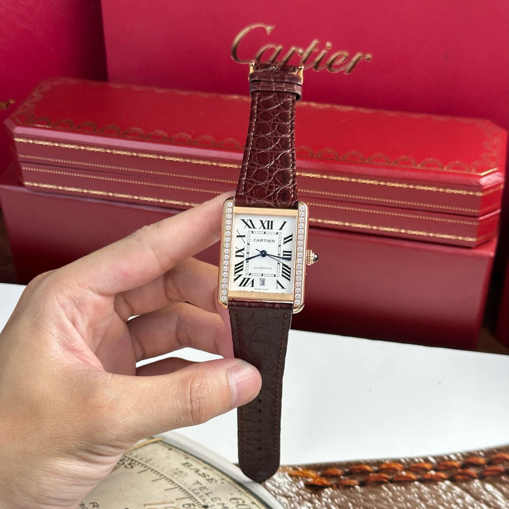 CARTIER TANK 31 MM - Montre Cartier - Homme - VEM664