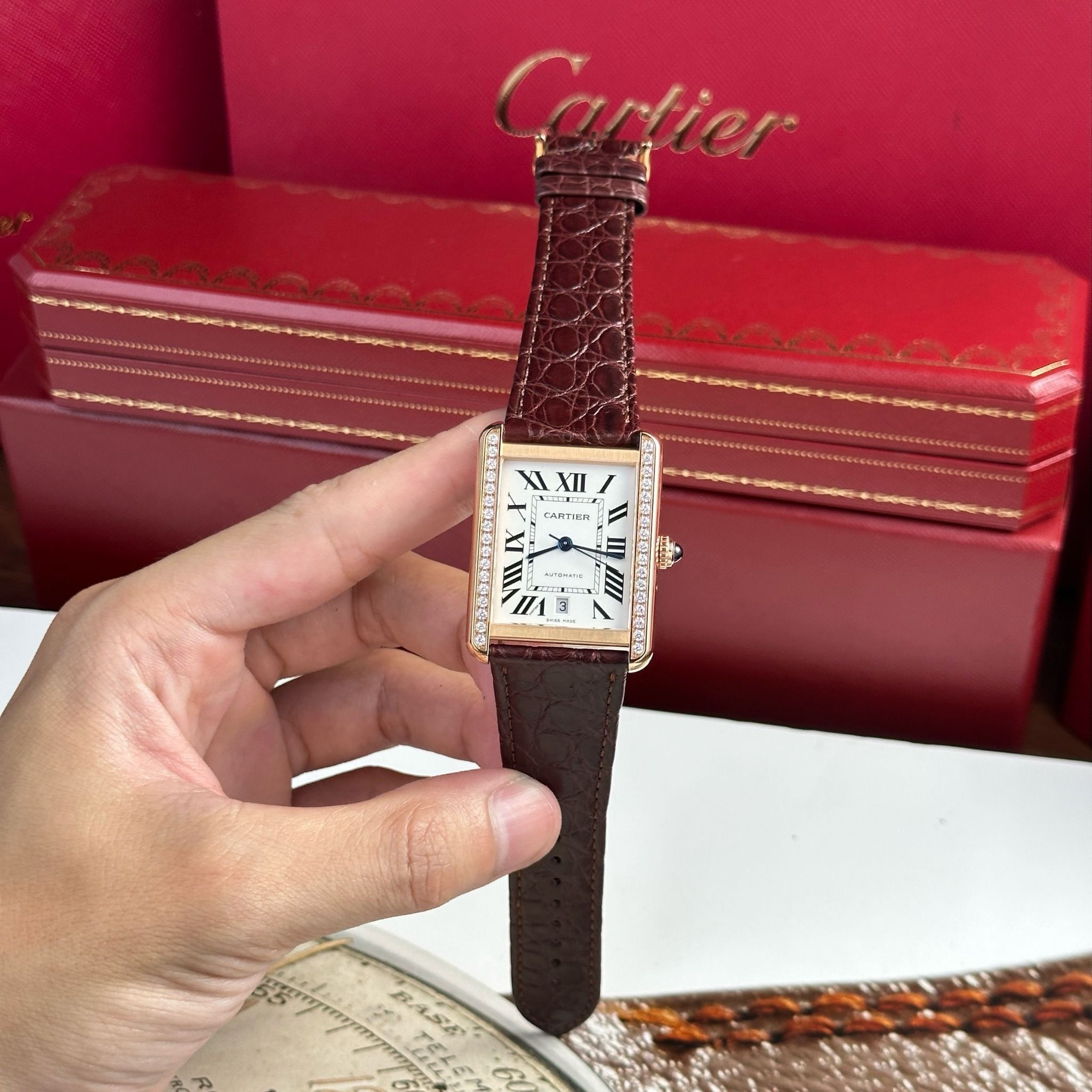 CARTIER TANK 31 MM - Montre Cartier - Homme - VEM664