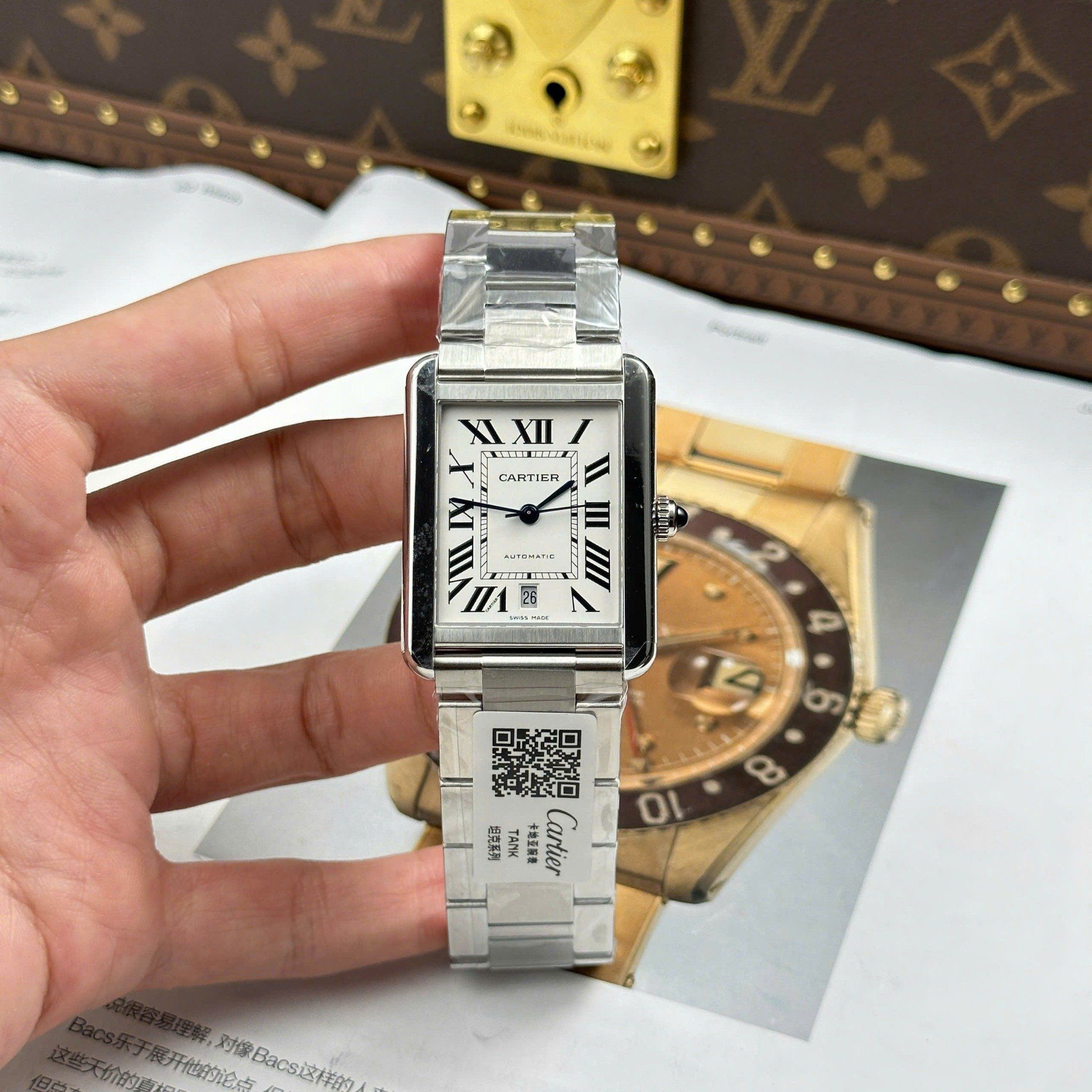 CARTIER TANK 31 MM - Montre Cartier - Homme - VEM668