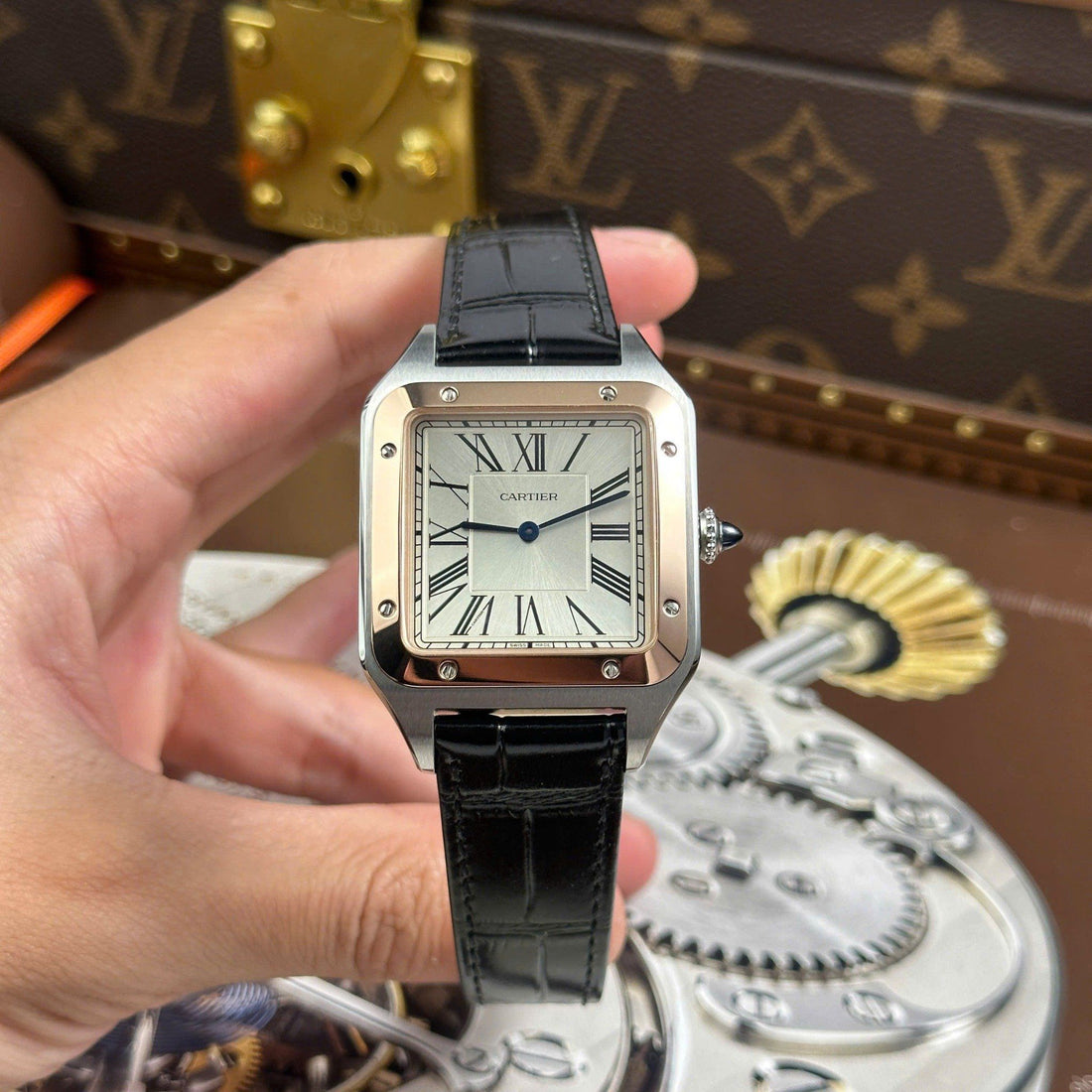 CARTIER SANTOS DUMONT 34 MM - Montre Cartier - Homme - VEM670